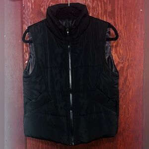 Black Quilted Puffer Vest
